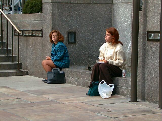 sorabji.com: Eating Lunch, Rockefeller Center