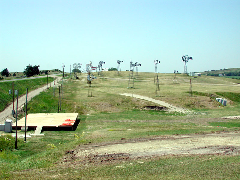 Comstock Windmill Collection. Comstock, Nebraska