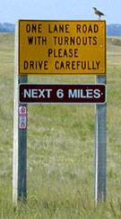 The road to High Plains, Nebraska