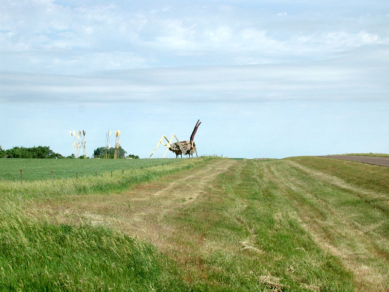 The Enchanted Highway. Hettinger County, North Dakota.
