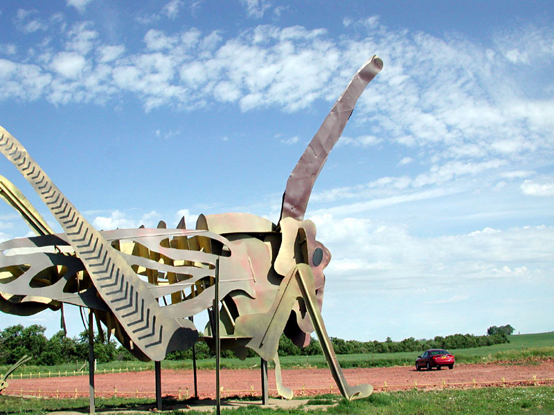The Enchanted Highway. Hettinger County, North Dakota.