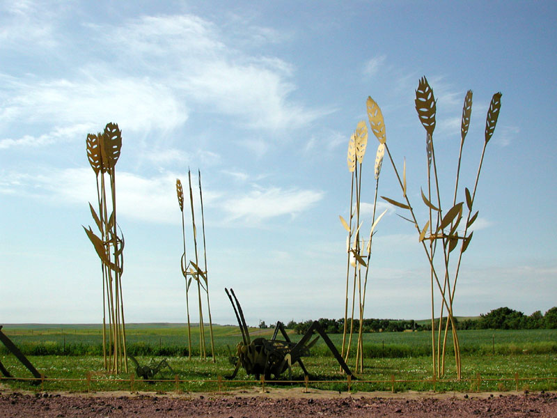 The Enchanted Highway. Hettinger County, North Dakota.
