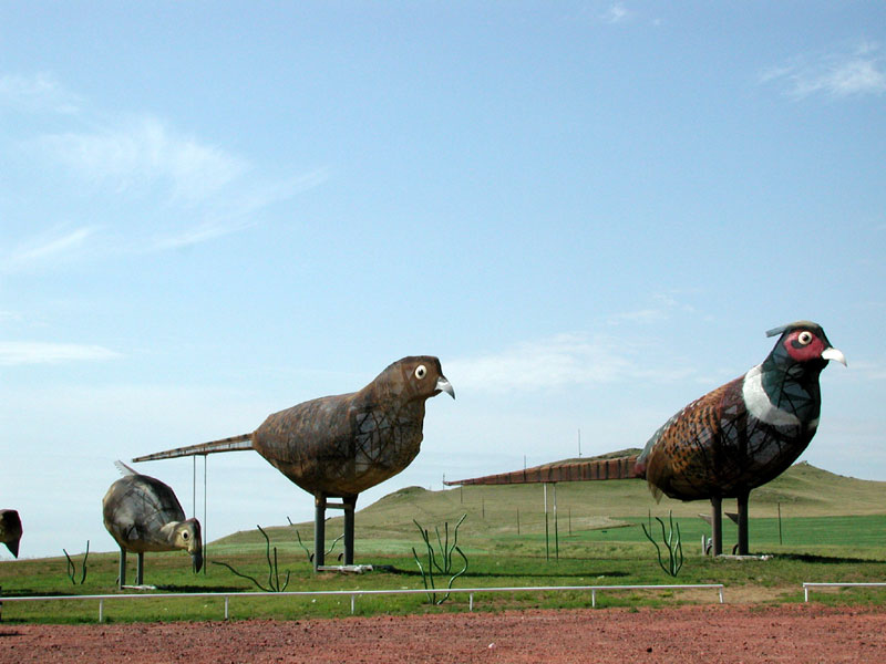 The Enchanted Highway. Hettinger County, North Dakota.