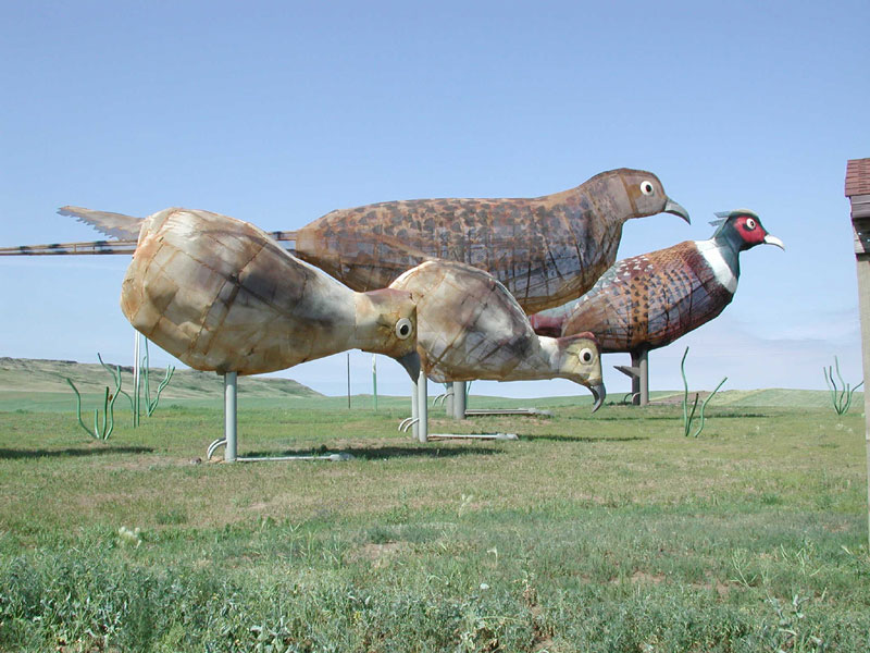 The Enchanted Highway. Hettinger County, North Dakota.