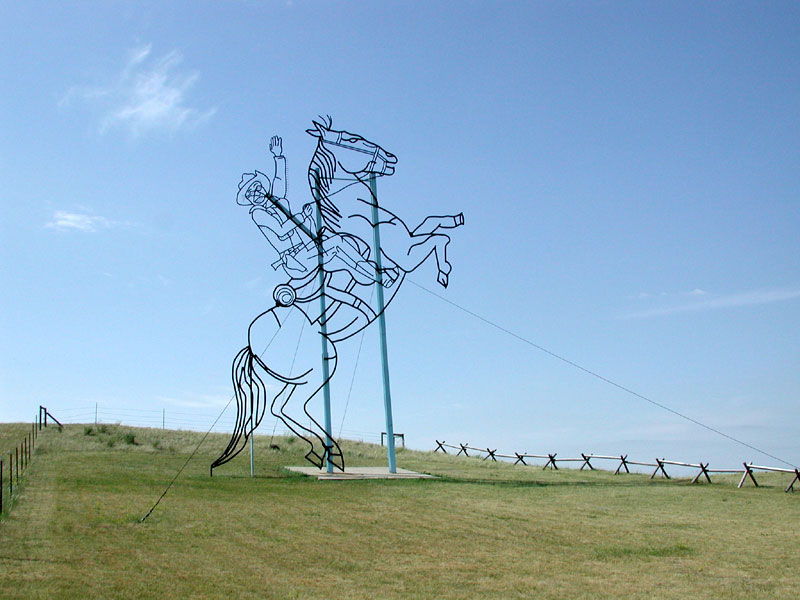 The Enchanted Highway. Hettinger County, North Dakota.