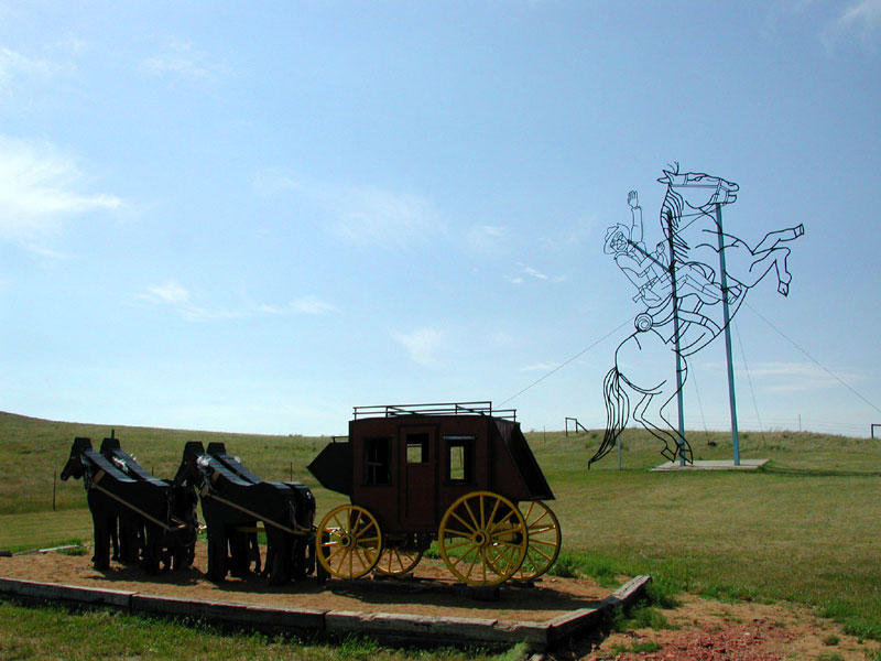 The Enchanted Highway. Hettinger County, North Dakota.