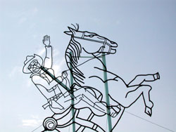 The Enchanted Highway. Regent, North Dakota.