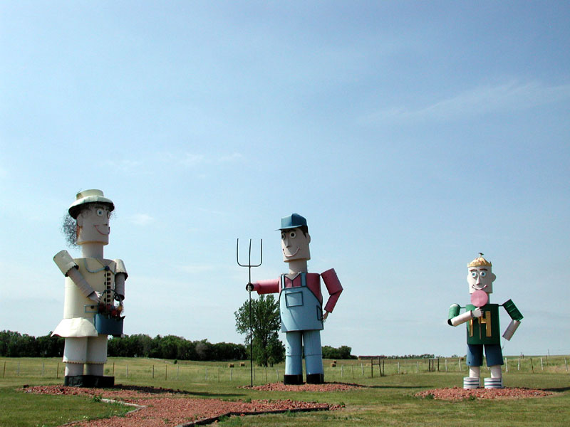 The Enchanted Highway. Hettinger County, North Dakota.