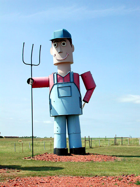 The Enchanted Highway. Hettinger County, North Dakota.