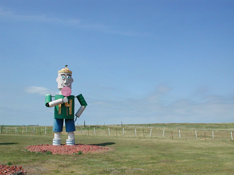 The Enchanted Highway. Hettinger County, North Dakota.