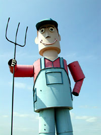 The Enchanted Highway. Regent, North Dakota.