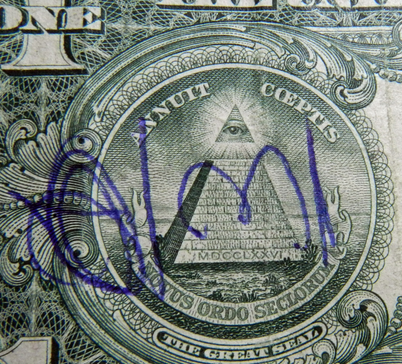 The Great Seal Stuff People Write On Money