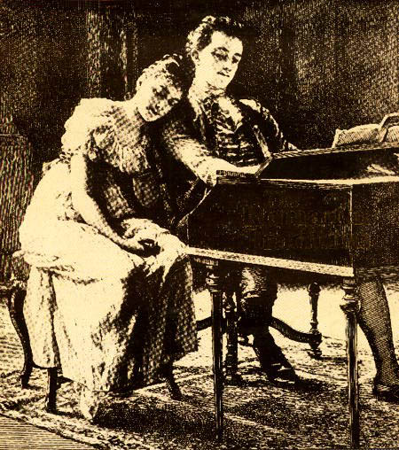 Picture of Felix Mendelssohn and his sister Fanny