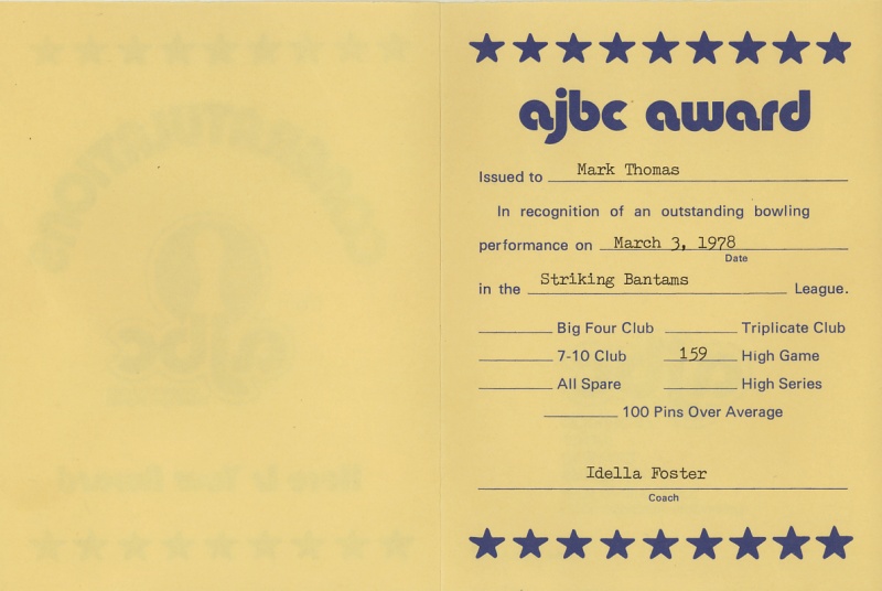 AJBC - American Junior Bowling Congress