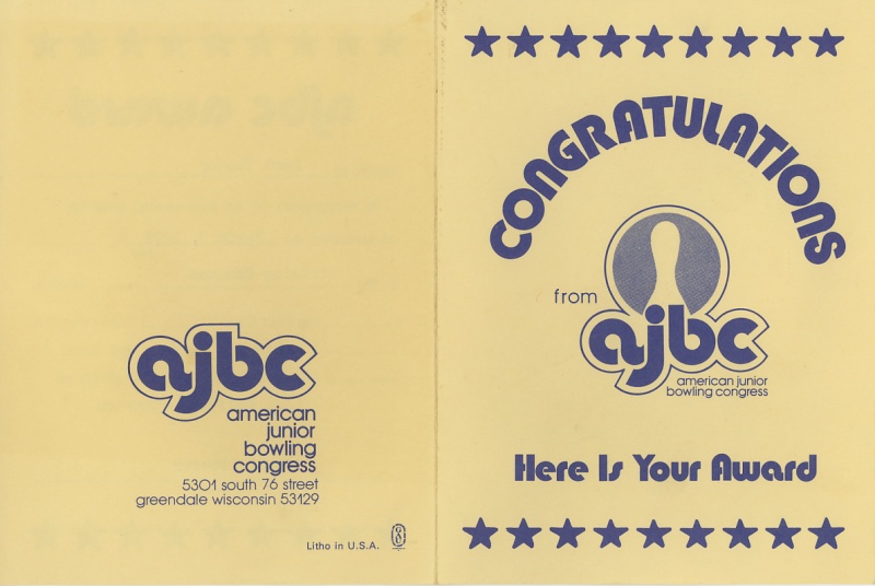 AJBC - American Junior Bowling Congress