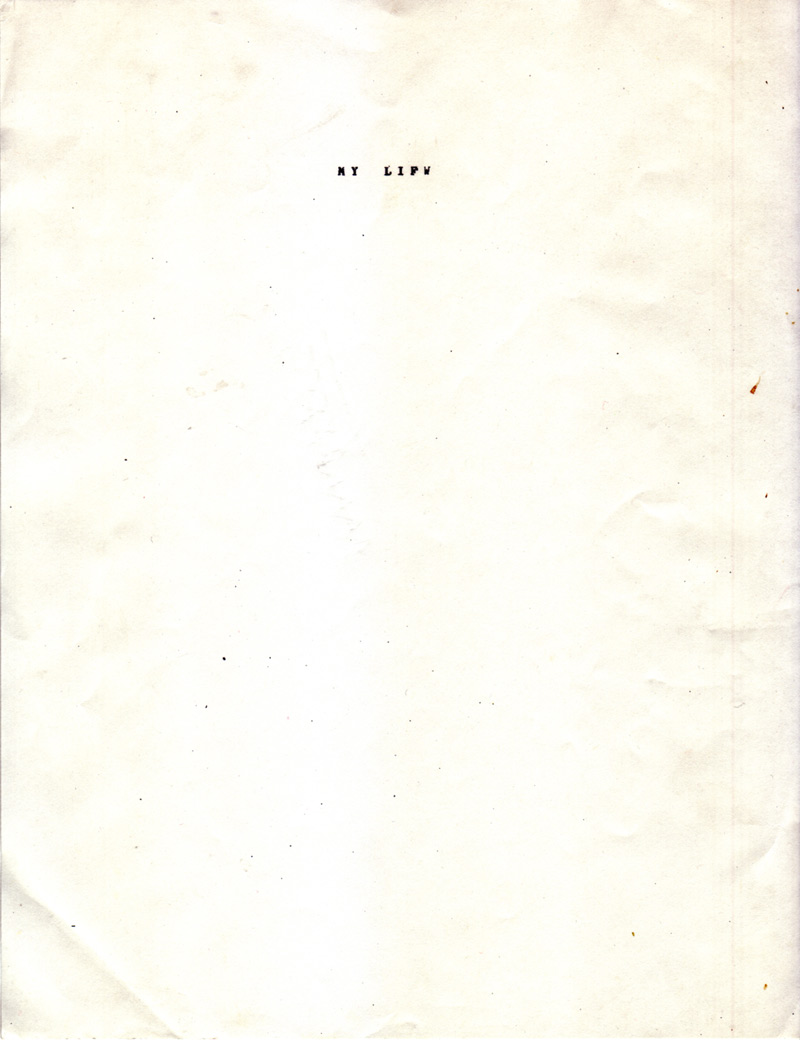 mark a. thomas: my life
