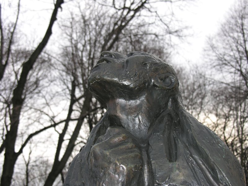 sorabji.com: Statue of Job. Forest Park, Queens, NYC