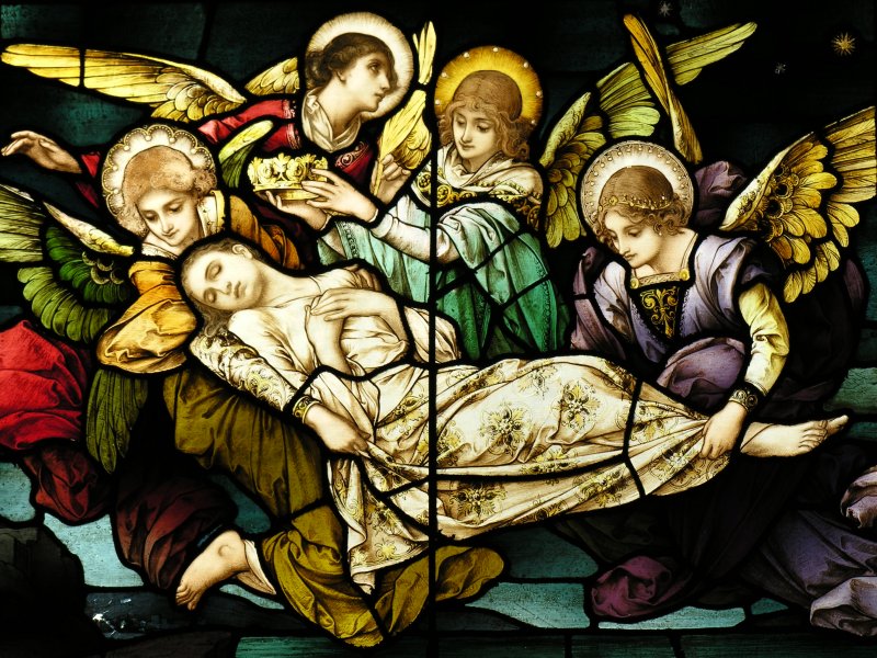 sorabji.com: Stained Glass, Calvary Cemetery. Queens.