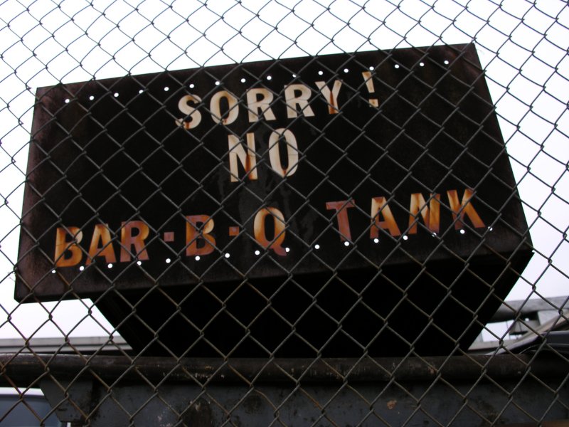 sorabji.com: Sorry! No Bar-B-Q Tank