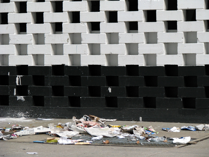 sorabji.com: Trash on Sidewalk, Long Island City