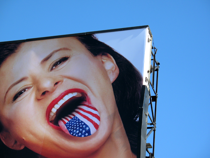 sorabji.com: Billboard, Tongue, Flag