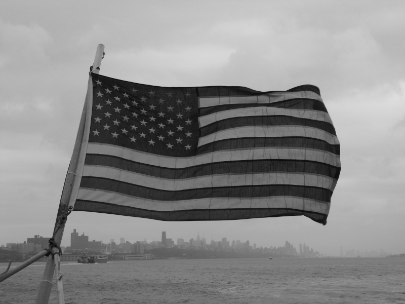 sorabji.com: American Flag on a Windy Day