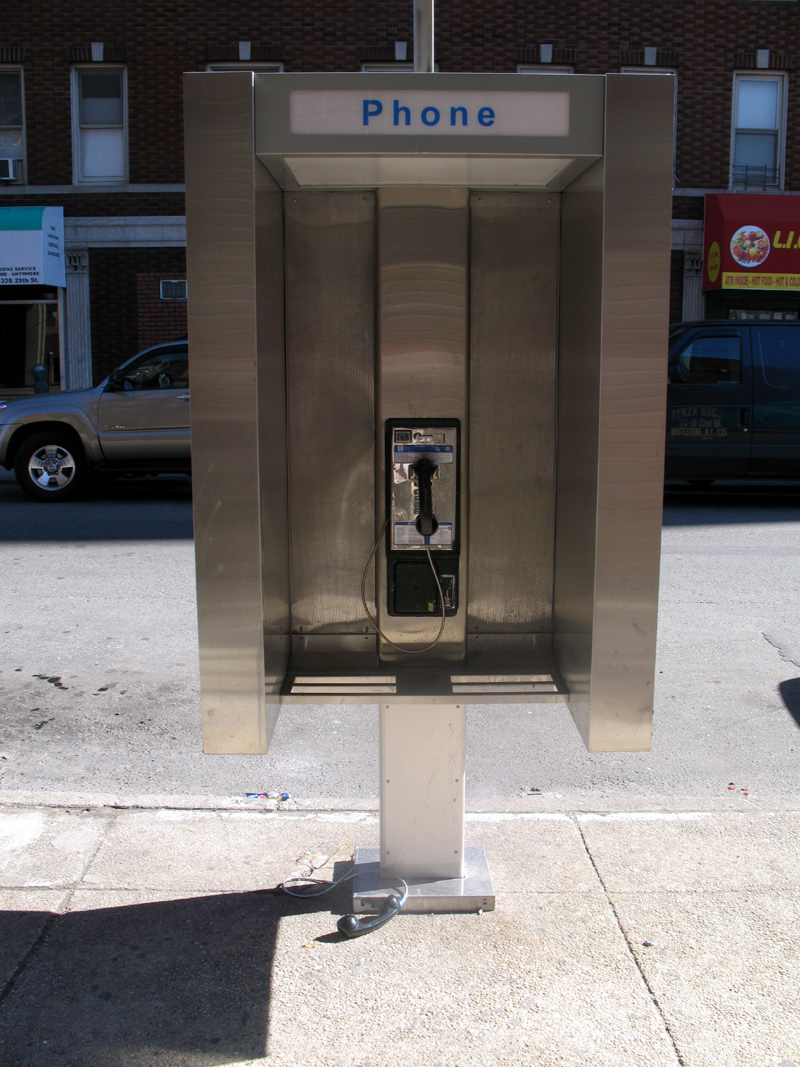 sorabji.com: Payphone with Spare (Discarded) Handset