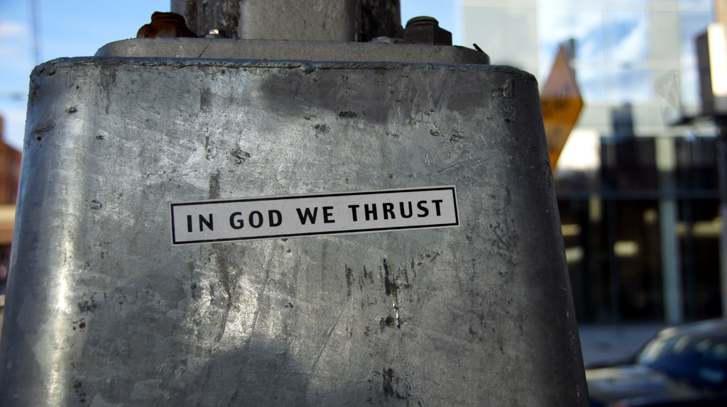 sorabji.com: In God We Thrust.