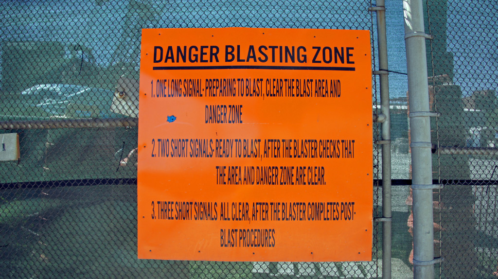 sorabji.com: Danger Blasting Zone